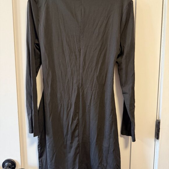 TOB Long Sleeves Deep V-Neck Bodycon Cocktail Party Mini Dress NWT - Picture 5 of 5